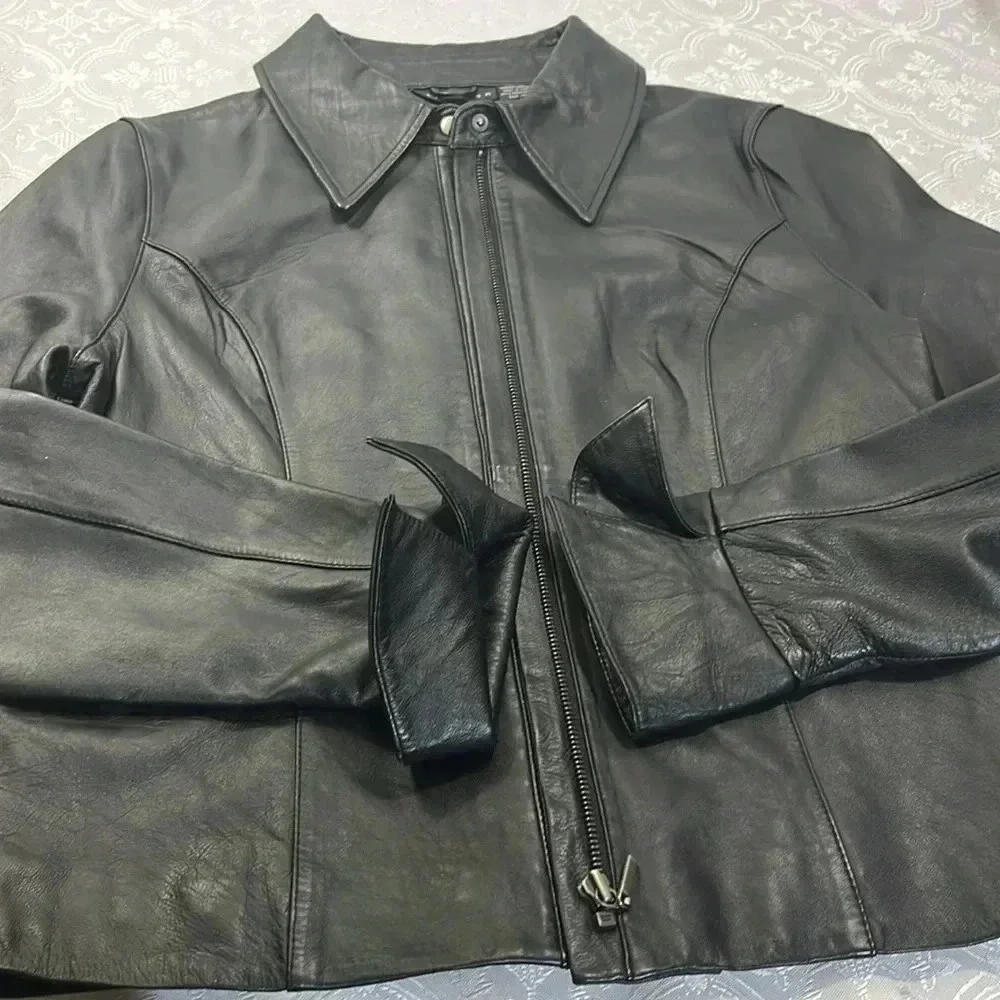 Attention leather jacket L - Picture 10 of 16